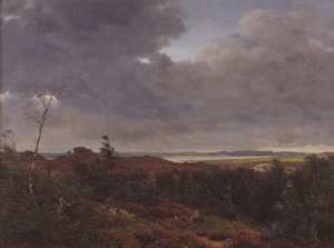 View of Frederiksværk from Tisvilde Wood, North Zealand by P.C. Skovgaard
