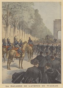 Fracas on the Avenue de Wagram, Paris by P.H.G.V. Michel