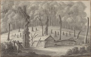 The Kampong Tji Badak in the Dutch East Indies