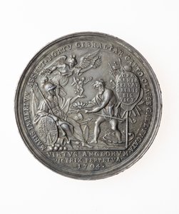Medal Commemorating British Victories, 1704 by P. H. Muller