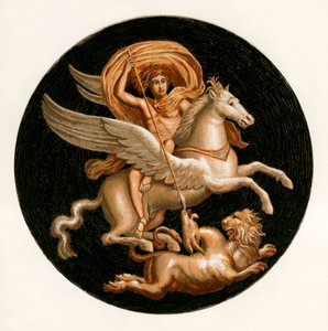 Bellerophon Killing the Chimera by P. Sellier