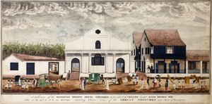 A South View of the Wesleyan Mission House, Colombo on the Island of Ceylon, Erected Anno Domini 1816