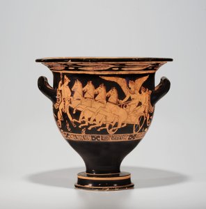 Attic red-figure bell-krater, c.390-370 BC by Painter of London F64