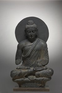 Seated Buddha, from Gandhara, Kushan Period