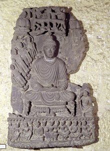 Seated Buddha in meditation
