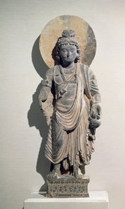 Standing Bodhisattva Maitreya by Pakistani School