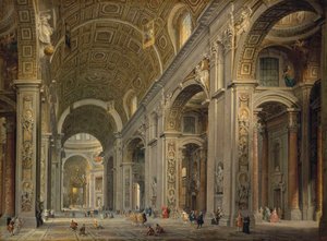 Interior of the Basilica of Saint Peter in Rome