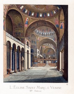 The interior of the Basilica of San Marco in Venice by Paolo Mercuri
