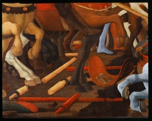 Battle of San Romano (detail) by Paolo Uccello