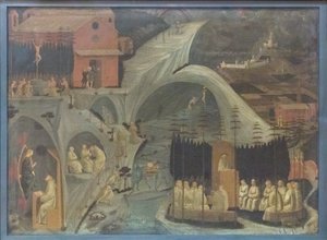Scenes from Monastic Life (Tebaide) by Paolo Uccello