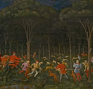 The Hunt in the Forest (detail)