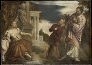 The Choice between Virtue and Passion by Paolo Veronese (follower of)