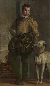 Boy with a Greyhound by Paolo Veronese