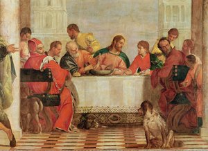 The Feast in the House of Levi (detail) by Paolo Veronese