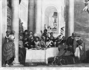 The Meal at the House of Simon the Pharisee (detail) by Paolo Veronese