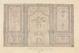 Statue of Cupid in a Wall Niche by Paolo Vincenzo Bonomini
