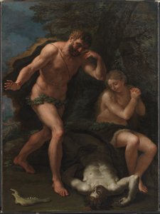 Adam and Eve Lamenting over the Body of Abel