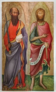 St. Paul and St. John the Baptist by Paolo di Giovanni Fei