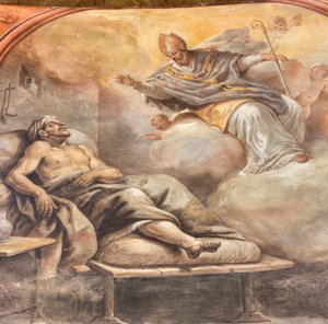 Frescoes by Paolo de Matteis Dated 1714, Depicting the Life of the Saint, Chapel of San Cataldo by Paolo di Matteis