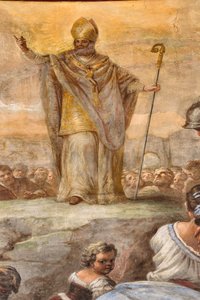 Frescoes by Paolo de Matteis Dated 1714, Depicting the Life of the Saint, Chapel of San Cataldo by Paolo di Matteis
