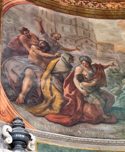 Frescoes depicting the life of Saint Cataldo by Paolo di Matteis