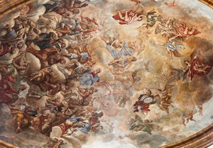 Frescoes depicting the life of Saint Cataldo by Paolo di Matteis