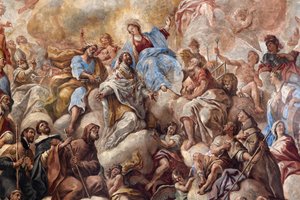 Frescoes depicting the life of Saint Cataldo by Paolo di Matteis
