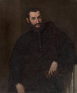 Portrait of a Man (With a Fragment of Antique Column)