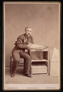 Portrait of Fred Mather 1833-1900 by Parker and Co