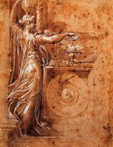 Study of Virgin for church of Detached