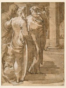 Healing of the Lame Man by Parmigianino