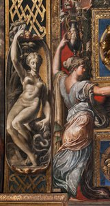 The Three Wise Virgins and Three Foolish Virgins (detail)