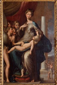 Virgin with Long Neck by Parmigianino