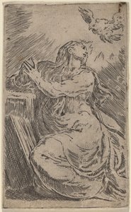 The Annunciation by Parmigianino