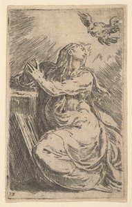 The Annunciation by Parmigianino