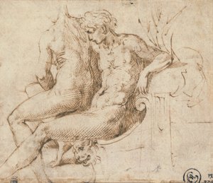 Two Lovers Seated on a Couch