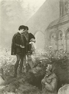 Hamlet and the Gravedigger by Pascal Adolphe Jean Dagnan Bouveret