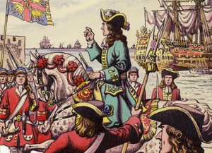 King William III Landing at Carrickfergus