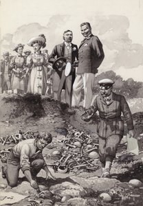 William II visits the Visby excavations in Gotland in 1905