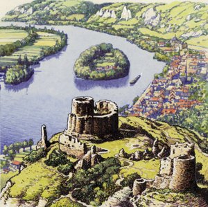 Chateau Gaillard, also known as the New Castle of the Rock