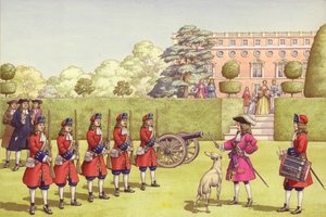 The young Duke of Gloucester had his own army to play with