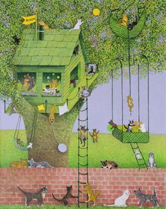 Cat Tree House by Pat Scott