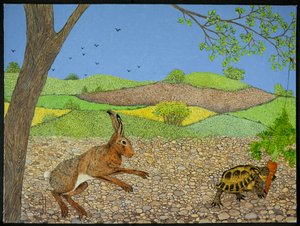 Tortoise and Hare by Pat Scott