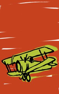 Airplane by Patrizia La Porta