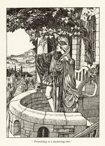 Youth and Age (engraving) by Patten Wilson