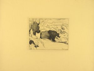 The Laundresses by Paul Gauguin