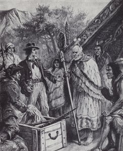 British trade with the Maori people of New Zealand