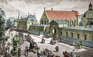 View on the Conservatory of the Arts and Crafts in Paris by Paul (after) Merwart