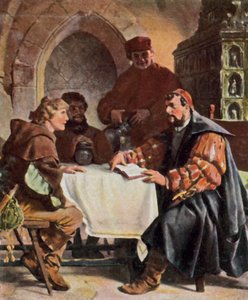 Luther as Junker Jörg in the Bären in Jena with Swiss Students