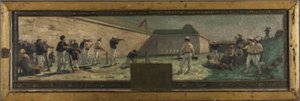 Sketch for the Arcueil-Cachan town hall: Shooting (in 1888)